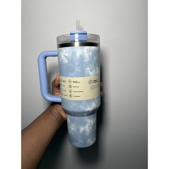 Stanley X Target Exclusive OCEAN BLUE TIE DYE H2.O Flowstate Quencher BNWT - Picture 4 of 7